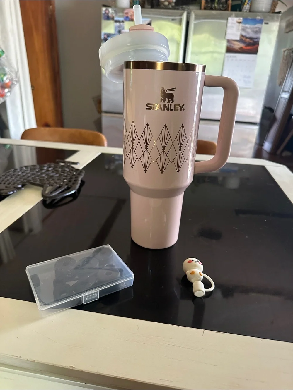 Stanley Pink Mug with Gold Accents - Picture 2 of 2